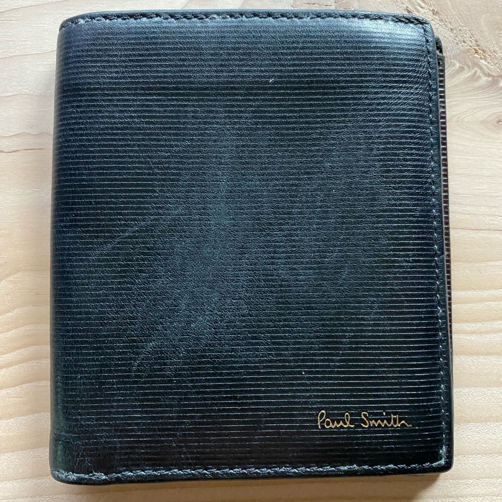 Paul Smith Mens Leather Credit Card Wallet Black